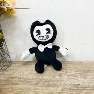 Bendy and the Ink Machine Plush 8 Inch Black White Stuffed Toy Joey Drew Studios